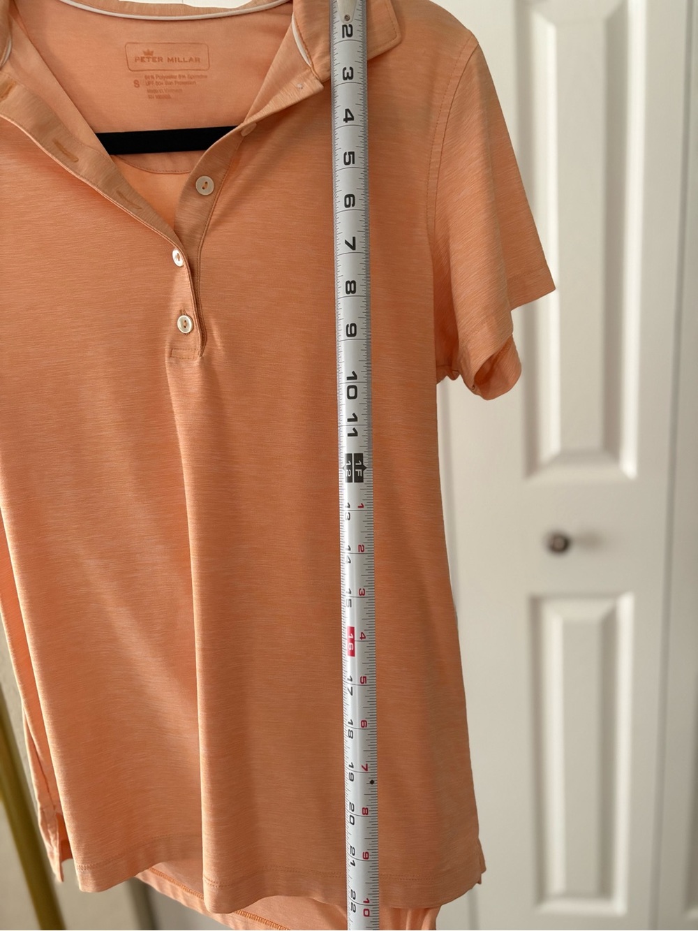 Peter‎ Millar Polo Top Women’s Coral Lightweight Sporty Size S - Picture 6 of 6